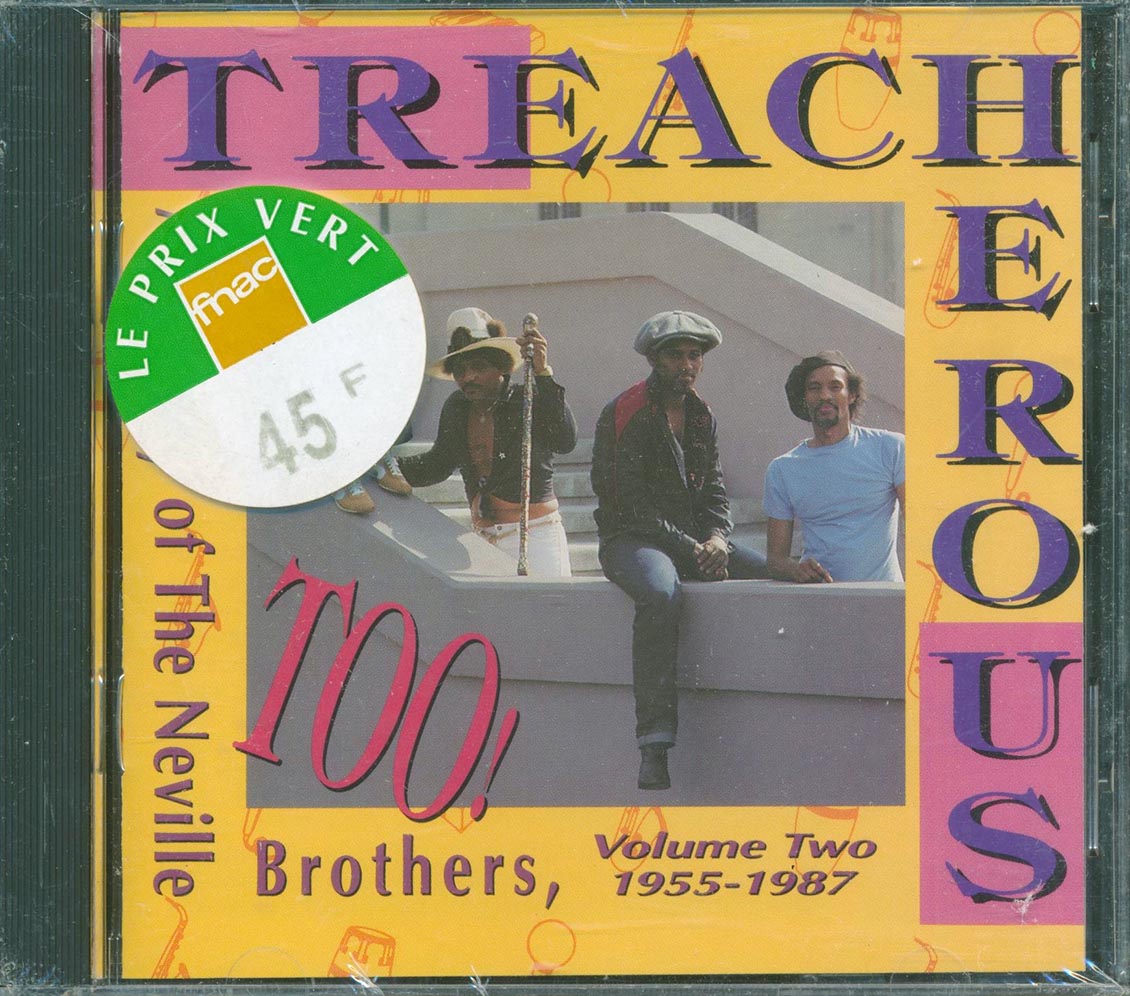 The Neville Brothers - Treacherous Too! A History Of The Neville Brothers, Volume 2 1955-1987 Music CD