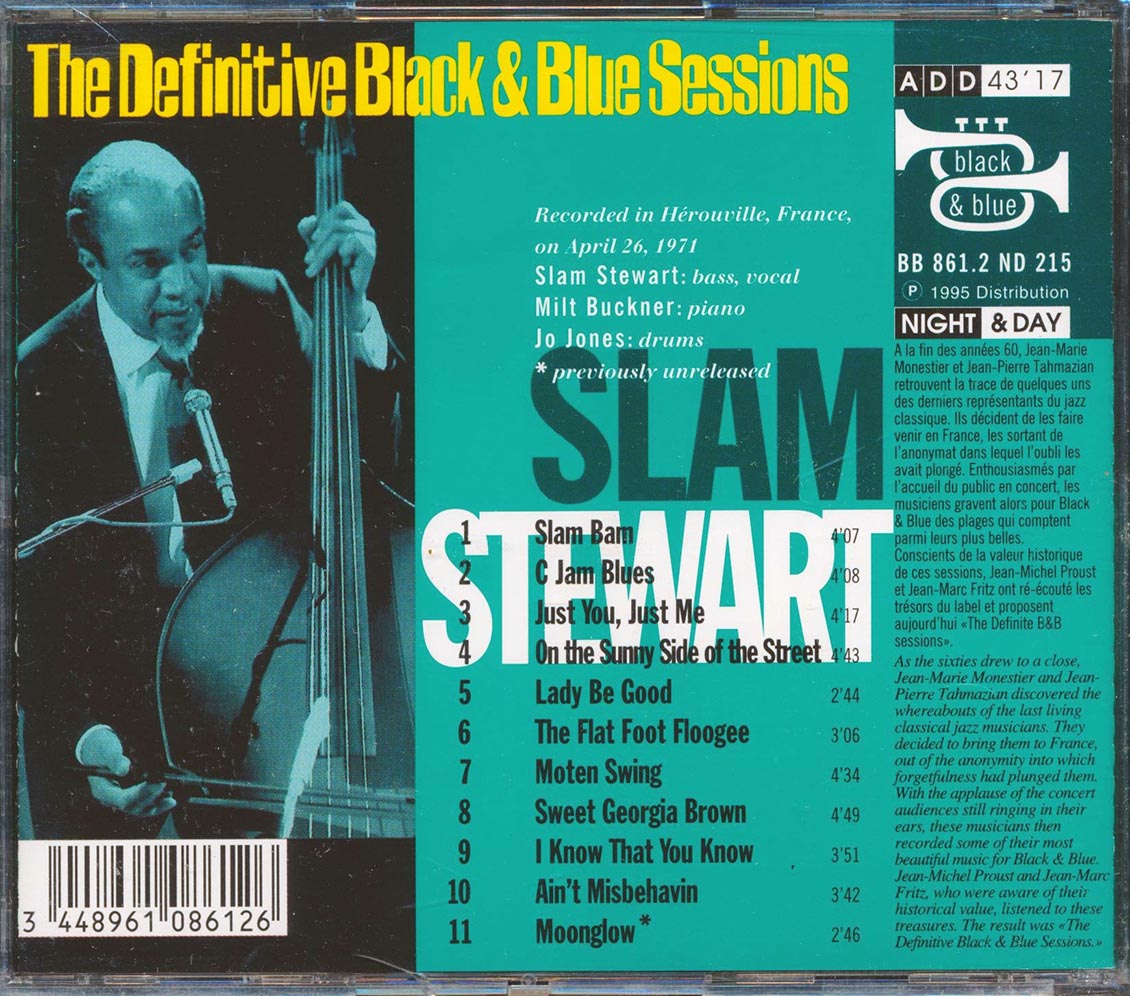 Slam Stewart - Slam Bam Music CD