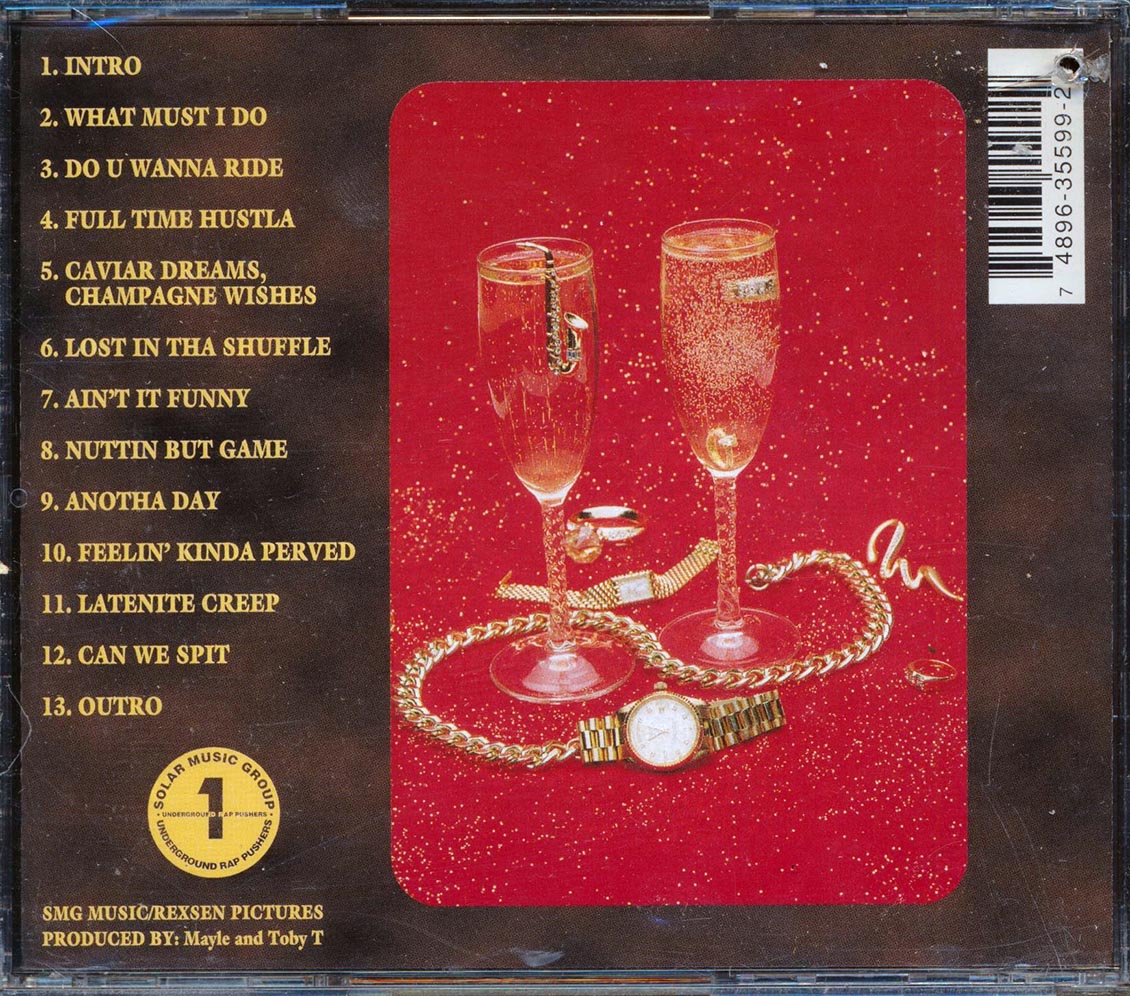 Toby T - Caviar Dreams, Champagne Wishes Music CD