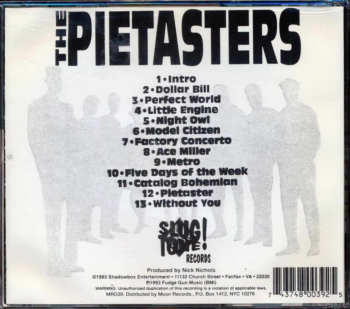 The Pietasters - The Pietasters Music CD