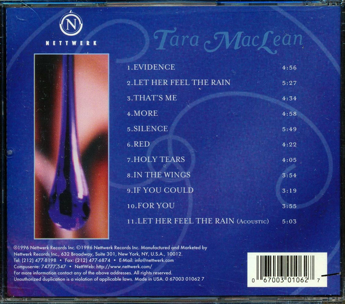 Tara MacLean - Silence Music CD