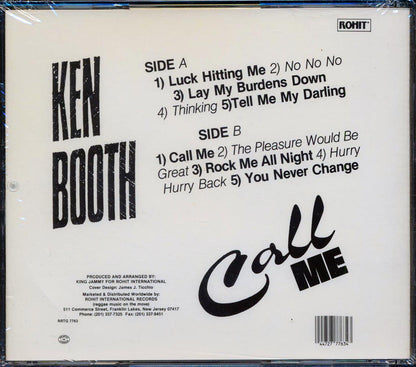 Ken Boothe - Call Me Music CD