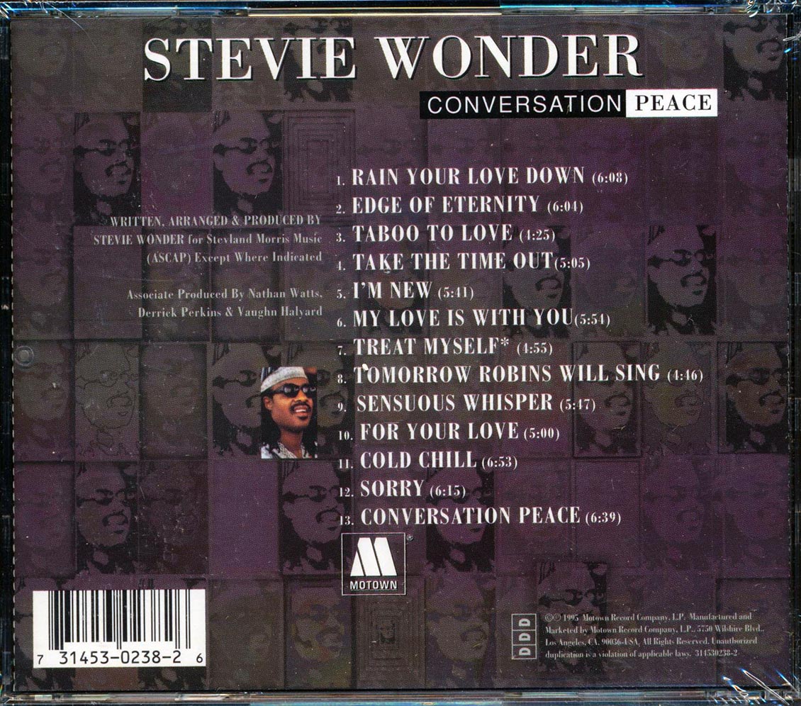 Stevie Wonder - Conversation Peace Music CD