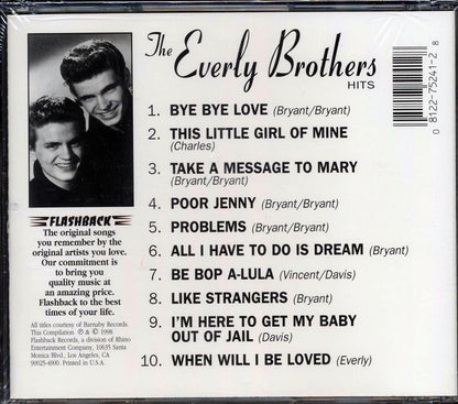 The Everly Brothers - Hits Music CD