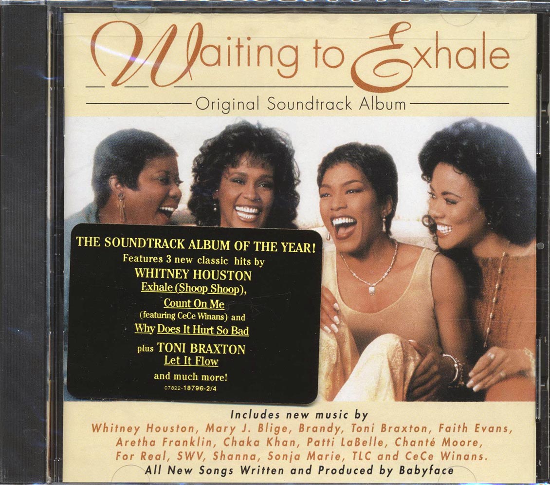Whitney Houston, Toni Braxton, Aretha Franklin, Etc. - Waiting To Exhale: Original Soundtrack Album Music CD