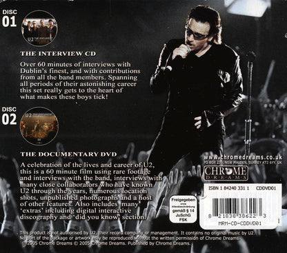 U2 - The Document Interview CD And DVD Documentary (incl. DVD) Music CD