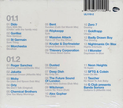 Dido, Gorillaz, St Germain, Morcheeba, Etc. - Ultra Chilled 01 (2xCD) Music CD