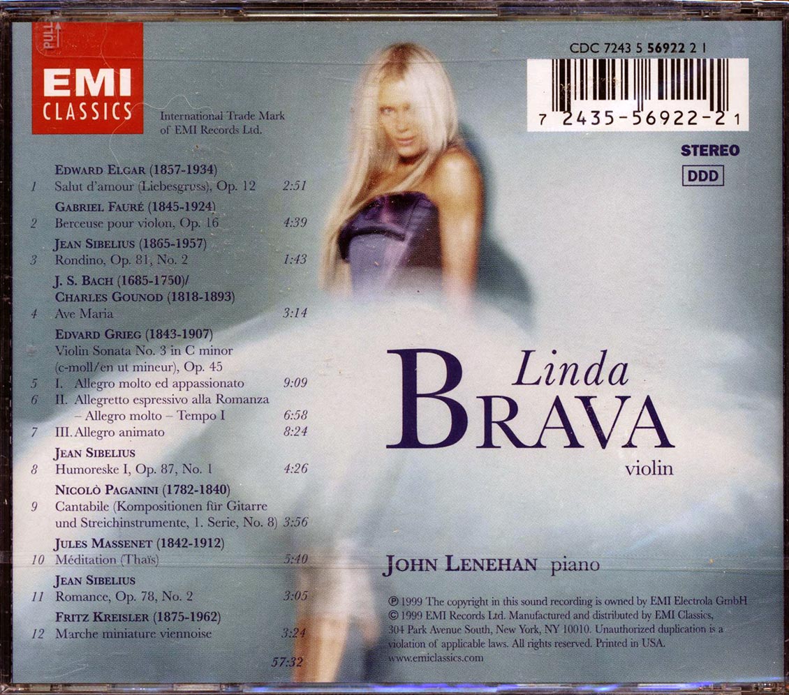 Linda Brava - Linda Brava Music CD