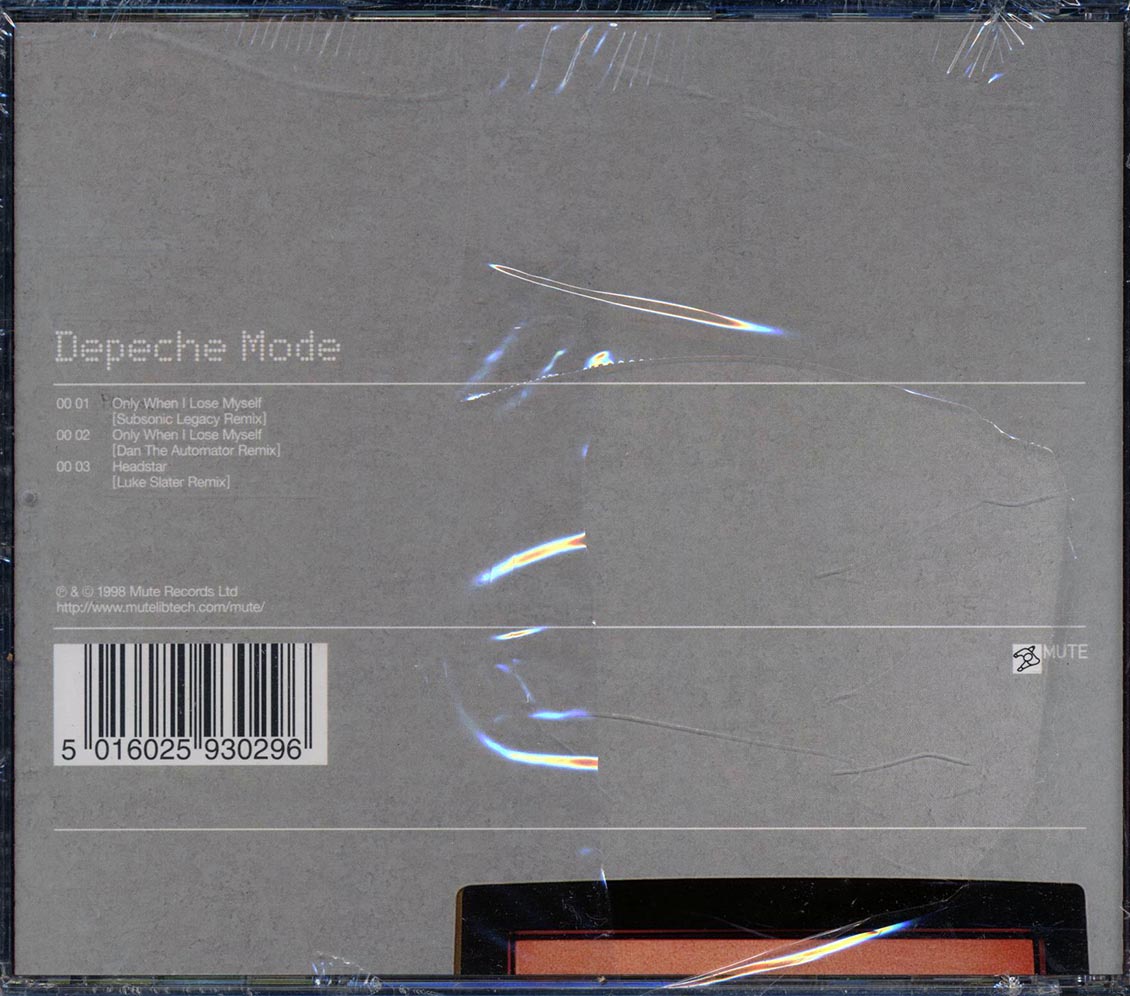 Depeche Mode - Only When I Lose Myself Music CD