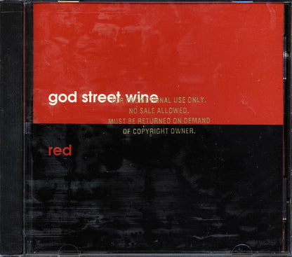 God Street Wine - Red (promo) (marked/ltd stock) Music CD