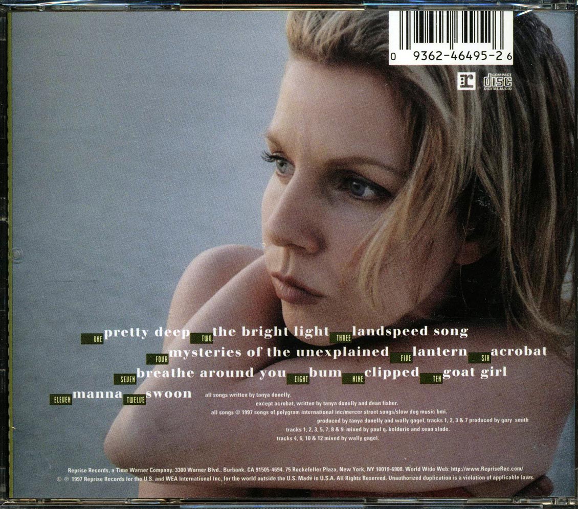 Tanya Donelly - Lovesongs For Underodgs Music CD