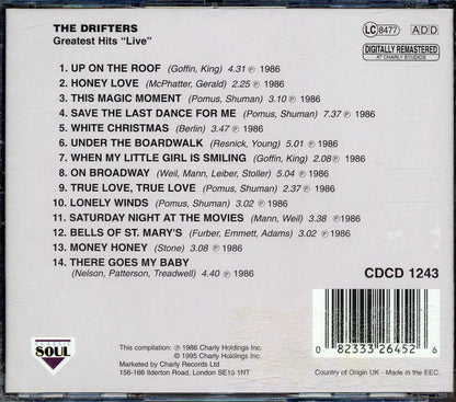 Drifters - Greatest Hits: Live Music CD