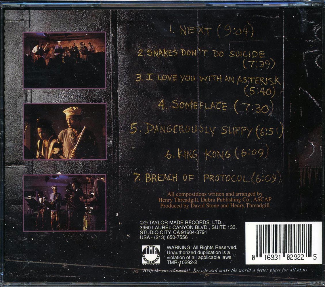 Henry Threadgill Very Very Circus - Live At Koncepts Music CD