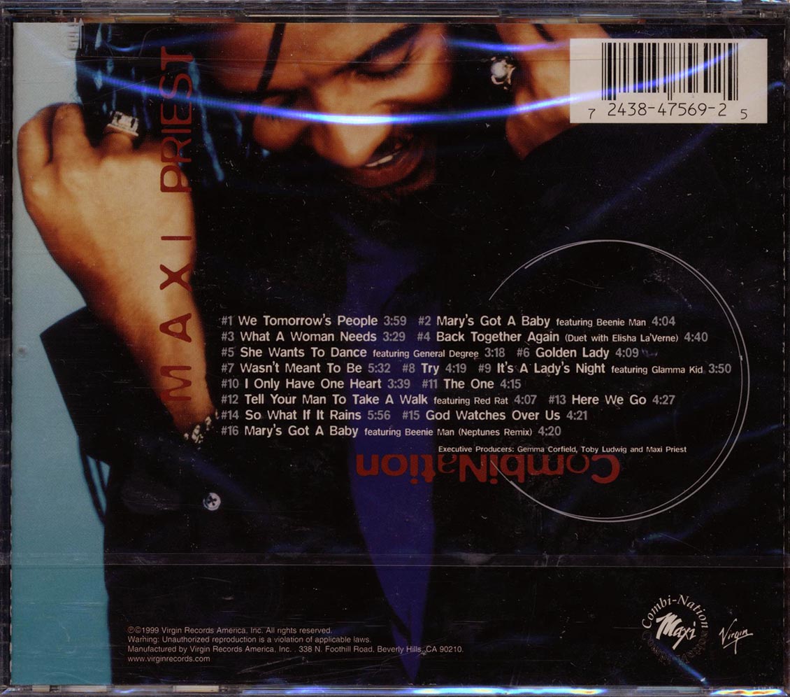 Maxi Priest - Combination Music CD