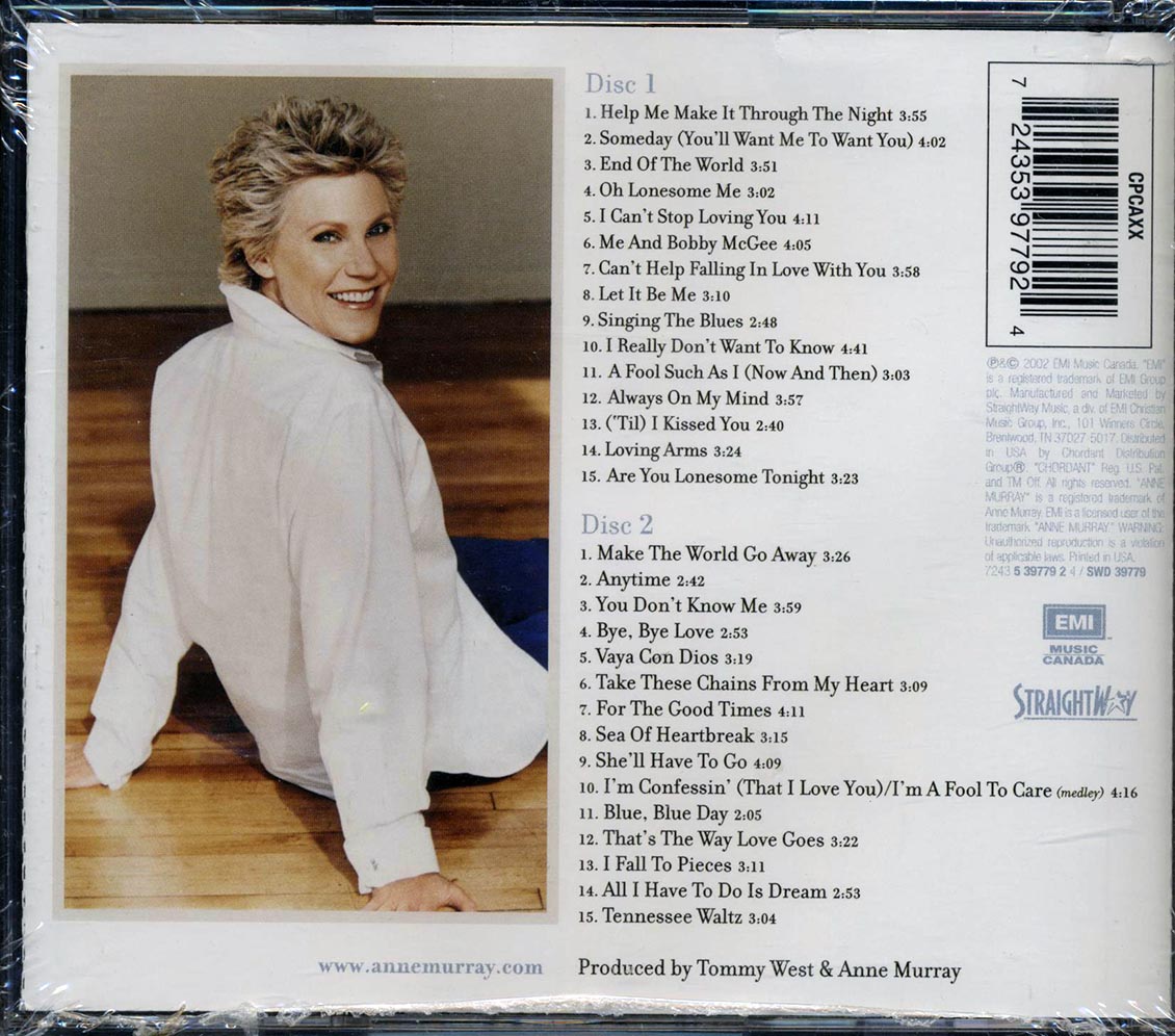 Anne Murray - Country Croonin' (2xCD) (marked/ltd stock) Music CD