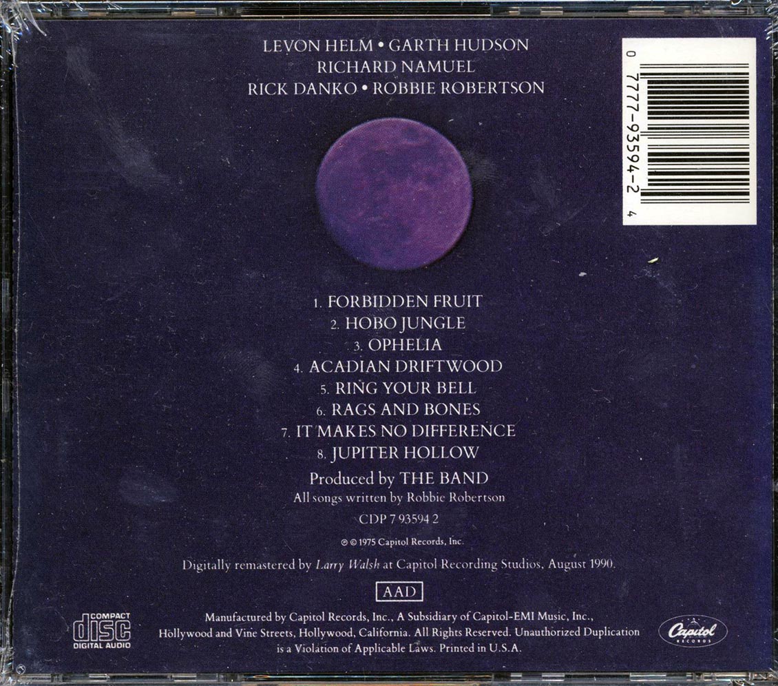 The Band - Northern Lights Southern Cross Music CD