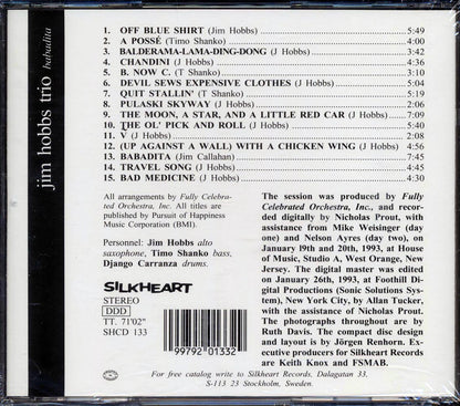 Jim Hobbs Trio - Babadita Music CD