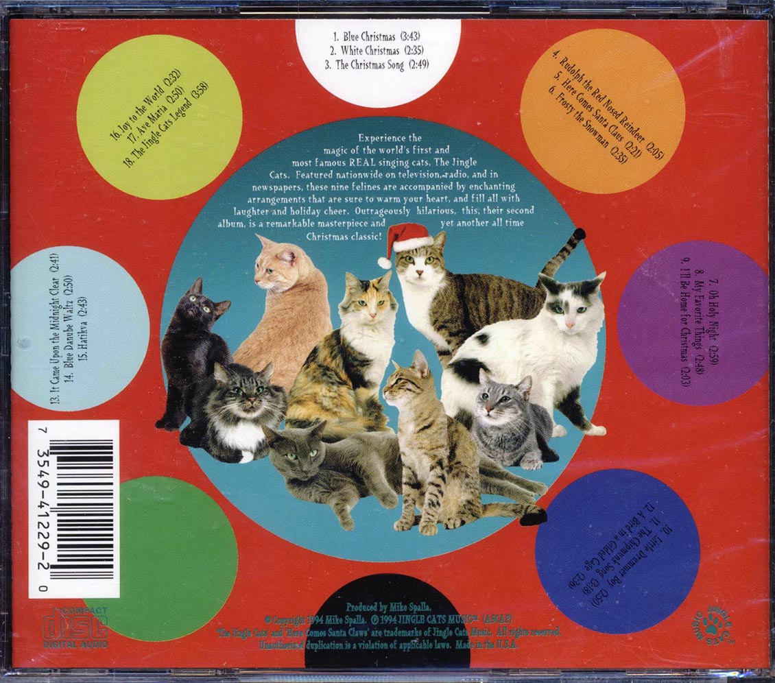 The Jingle Cats - Here Comes Santa Claws Music CD