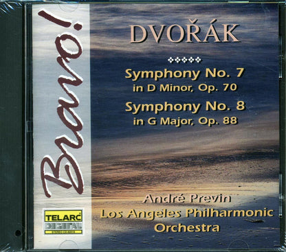 Andre Previn, Los Angeles Philharmonic Orchestra - Dvorak Symphony No. 7 In D Minor, Op. 70 Symphony No. 8 In G Major, Op. 88 Music CD