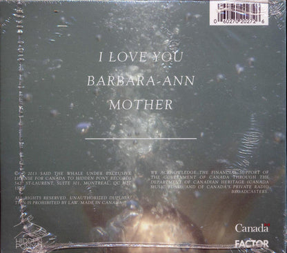 Said The Whale - I Love You EP Music CD