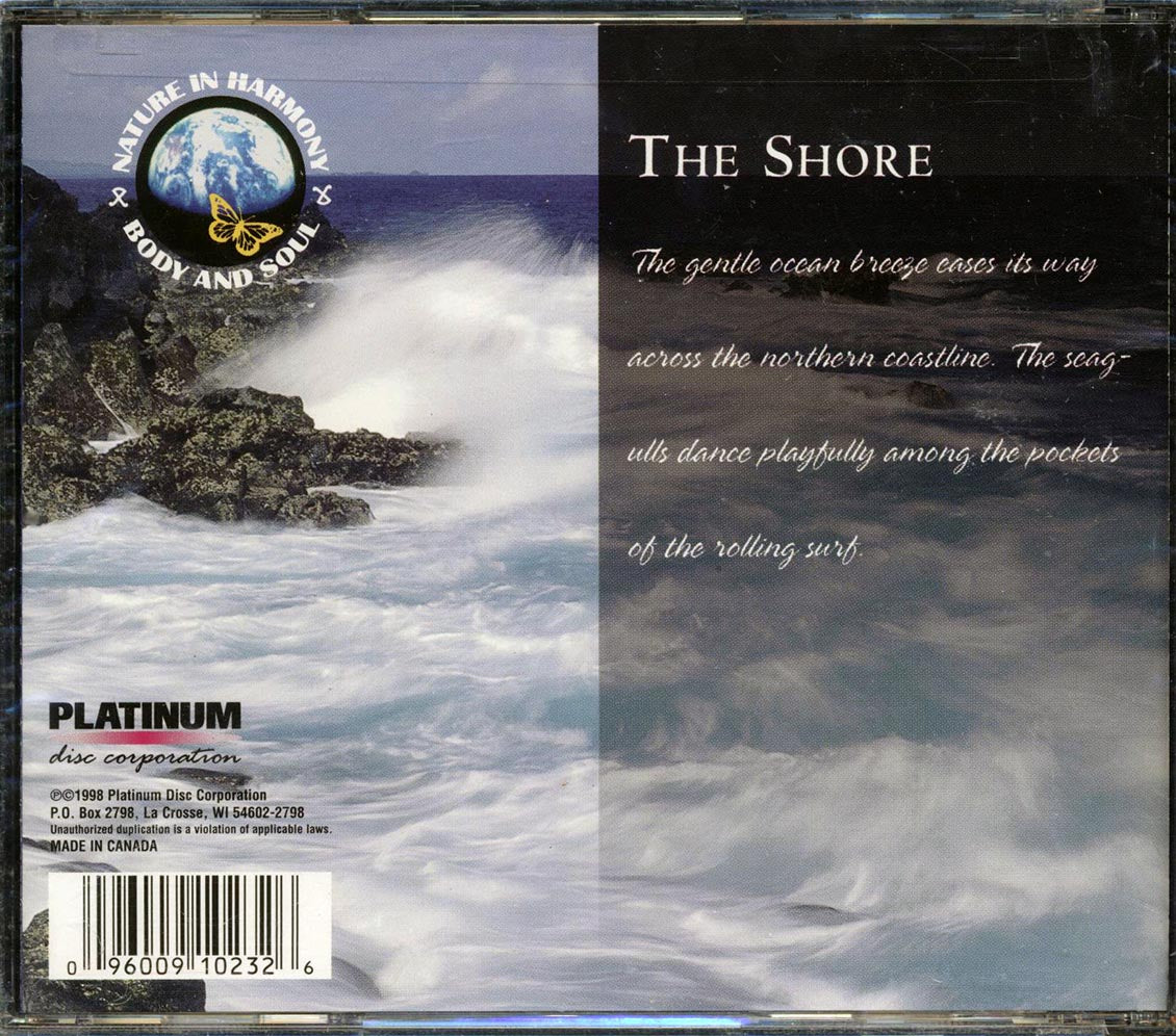 Ocean, Seagulls, Surf - The Shore: Soothing Sounds For Body And Soul Music CD