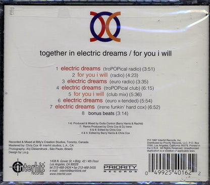 Outta Control - Together In Electric Dreams: For You I Will (marked/ltd stock) Music CD