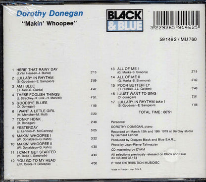 Dorothy Donegan - Makin' Whoopee Music CD