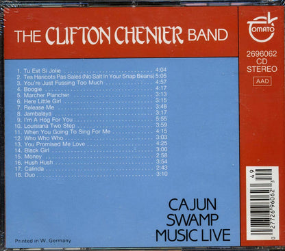 The Clifton Chenier Band - Cajun Swamp Music: Live Music CD