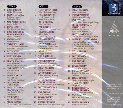 Bing Crosby, Frank Sinatra, Dean Martin, Pat Boone, Nat King Cole, Etc. - White Christmas With The Crooners (49 tracks) (3xCD) (box set) Music CD