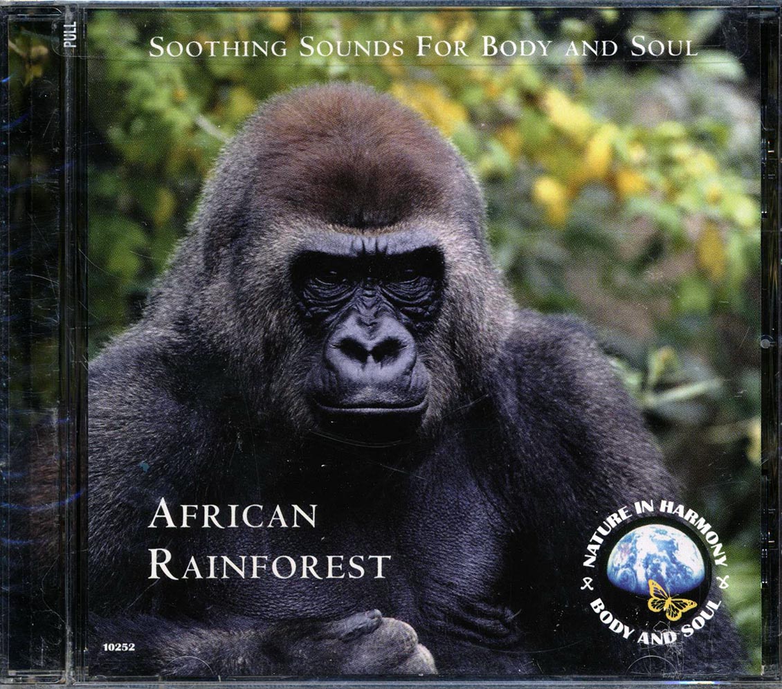 Gorillas, Chimpanzees, Birds, Rainforest - African Rainforest: Soothing Sounds For Body And Soul Music CD