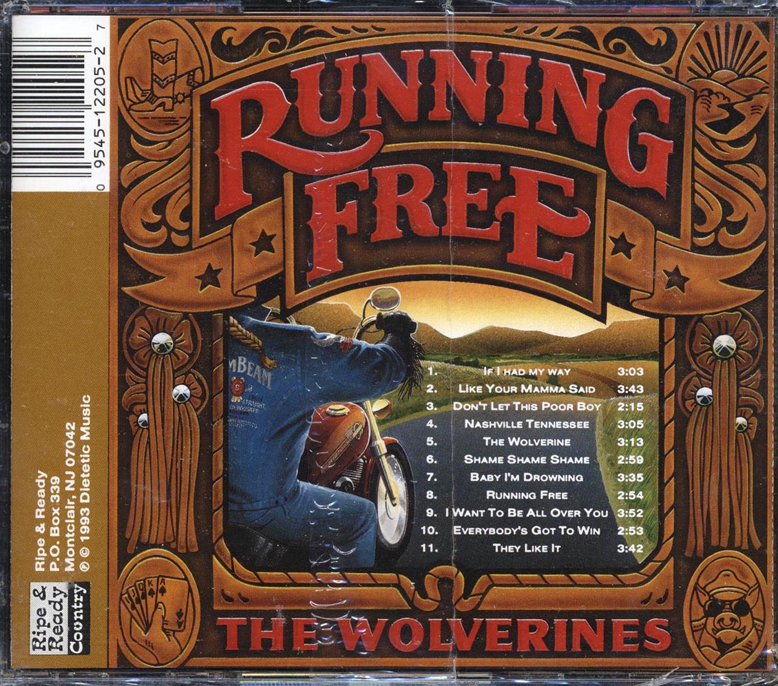 The Wolverines - Running Free Music CD