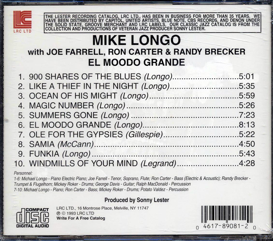 Mike Longo - El Moodo Grande Music CD