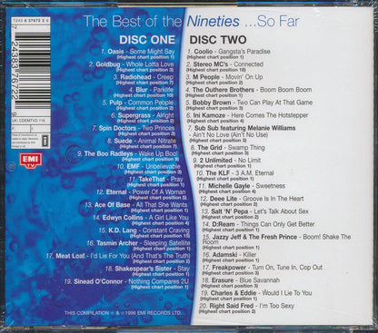 The Boo Radleys, Meatloaf, Erasure, Etc. - The Best Of The Nineties So Far Music CD