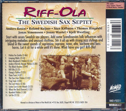Swedish Sax Septet - Riff Ola Music CD