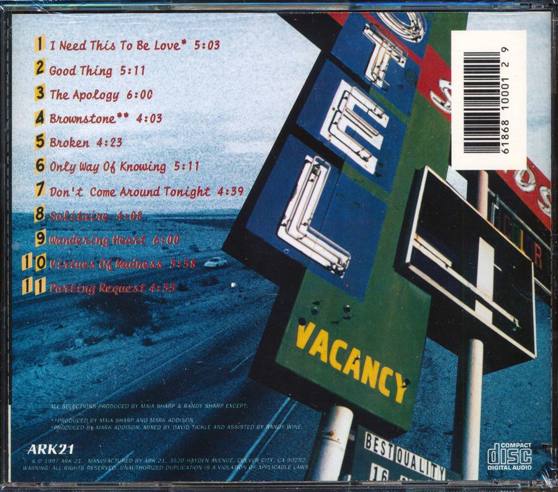 Maia Sharp  - Hardly Glamour Music CD