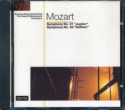 Mozart, Enrique Batiz, The Royal Philharmonic, Etc. - Symphony Number 41: The Jupiter and Symphony Number 35: The Haffner Music CD