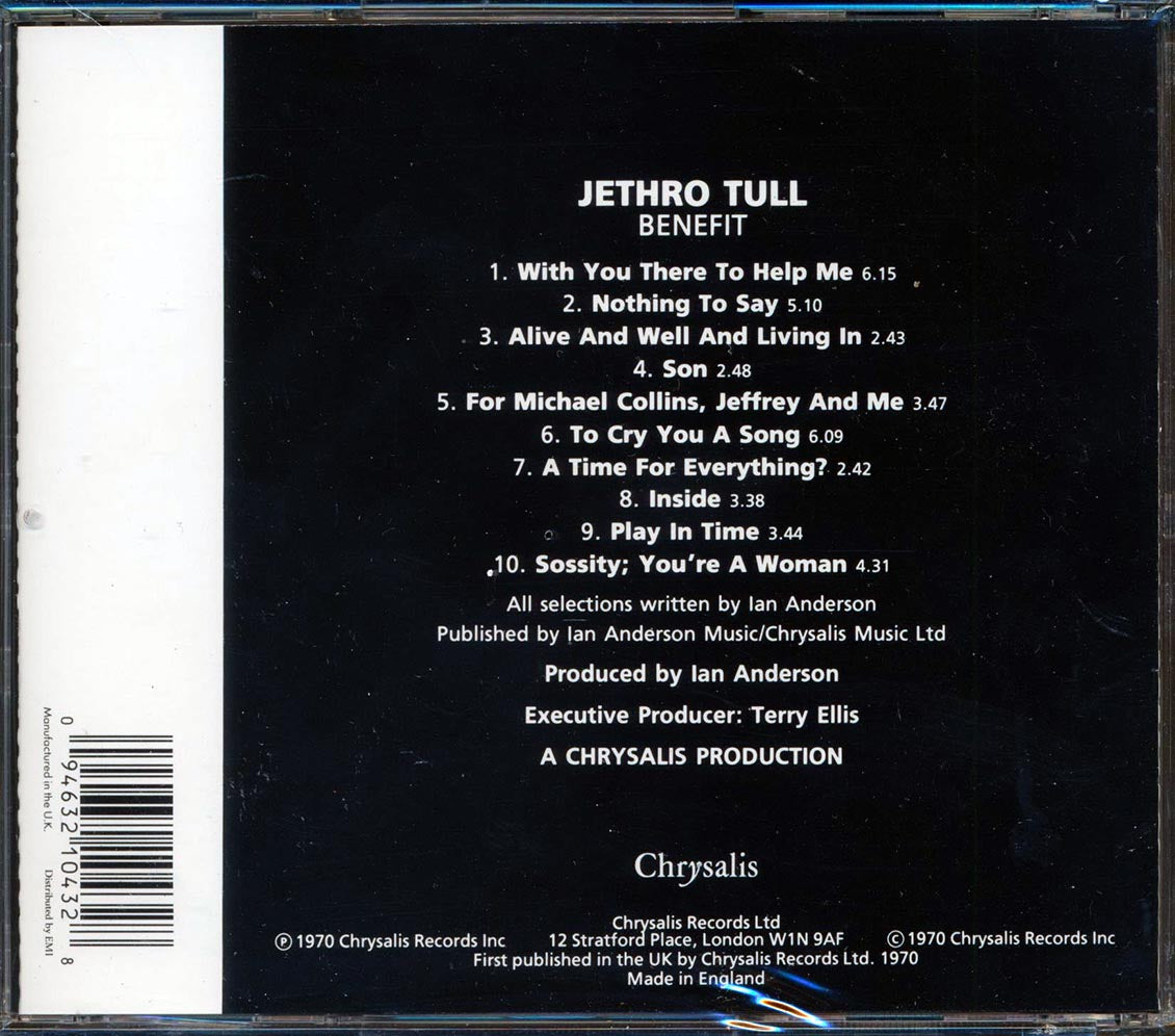 Jethro Tull  - Benefit Music CD