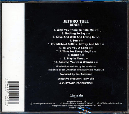 Jethro Tull  - Benefit Music CD