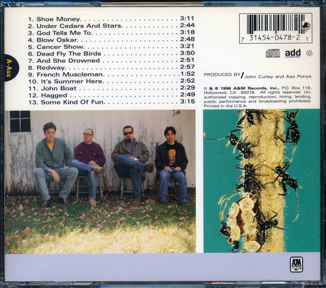 Ass Ponys - The Known Universe Music CD