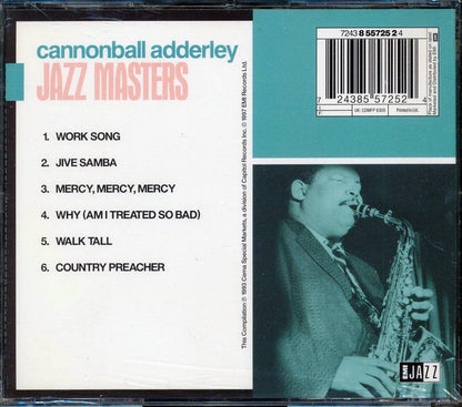 Cannonball Adderley - Jazz Masters Music CD