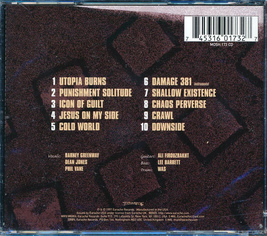 Extreme Noise Terror - Damage 381 Music CD