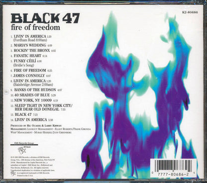 Black 47  - Fire Of Freedom Music CD