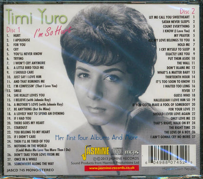 Timi Yuro  - I'm So Hurt (55 tracks) (2xCD) Music CD