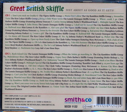 The Vipers Skiffle Group, City Ramblers Skiffle Group, Ken Colyer's Skiffle Group, Etc. - Great British Skiffle: The Original Skiffle Recordings 1948 To 1956 (55 tracks) (2xCD) Music CD