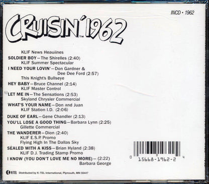 The Shirelles, Bruce Channel, The Sensations, Etc. - Cruisin' 1962: Russ "Weird Beard" Knight, KLIF Dallas, Texas Music CD