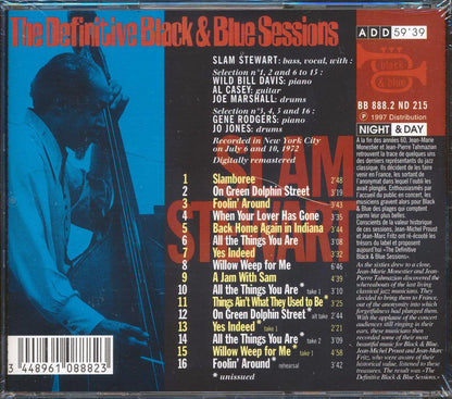 Slam Stewart - Slamboree: The Definitive Black & Blue Sessions Music CD