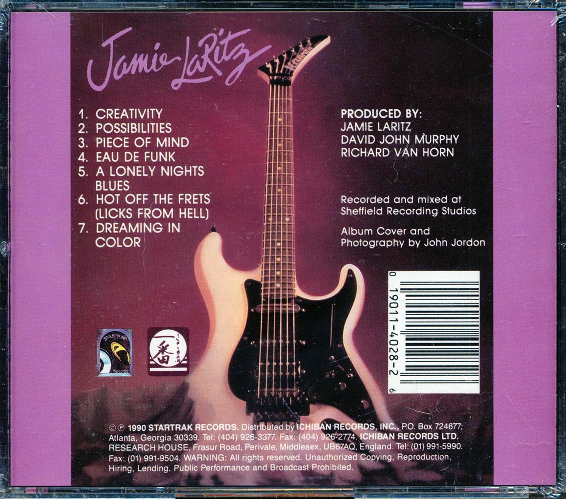 Jamie LaRitz - Jamie LaRitz Music CD