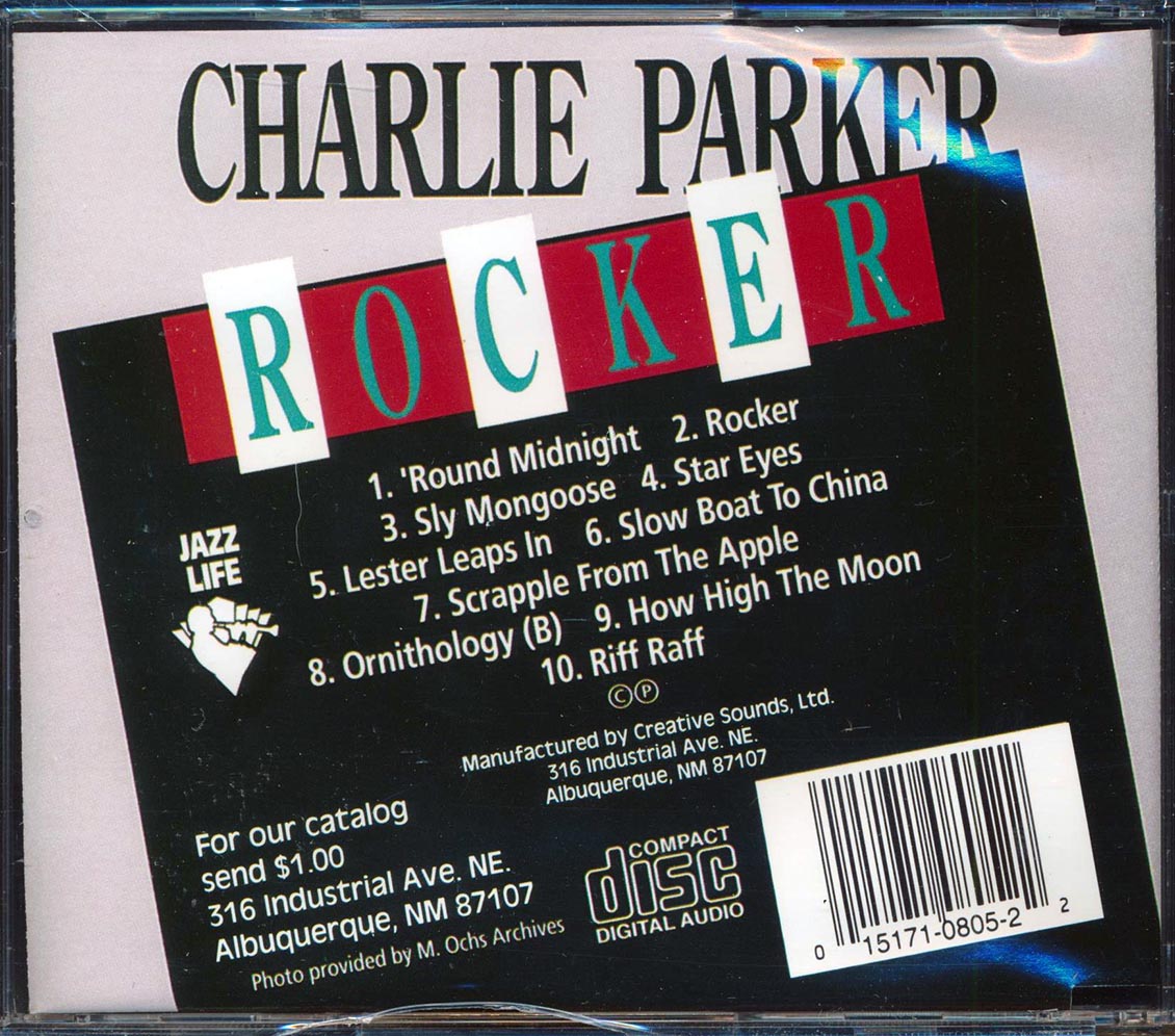 Charlie Parker - Rocker Music CD