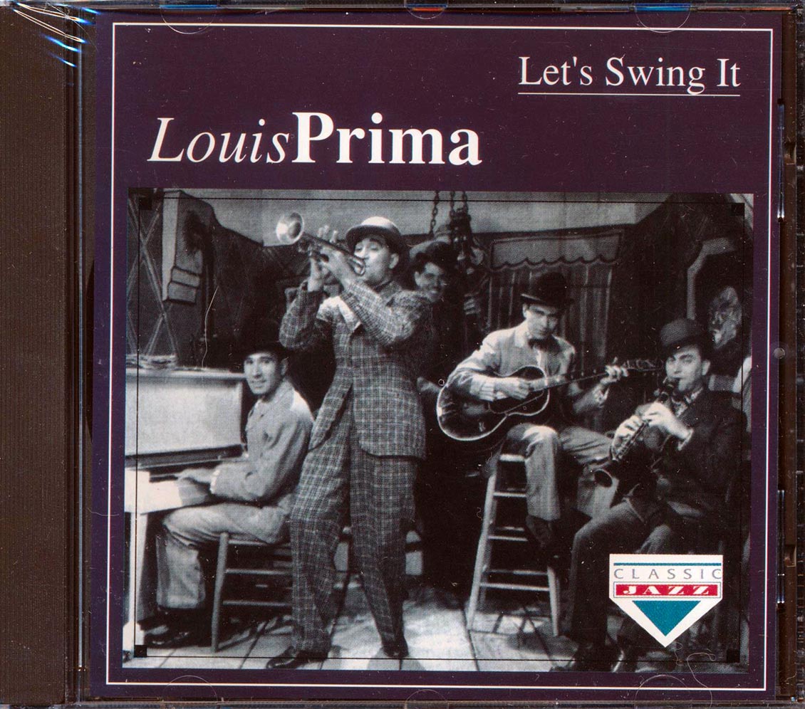 Louis Prima - Let's Swing It Music CD