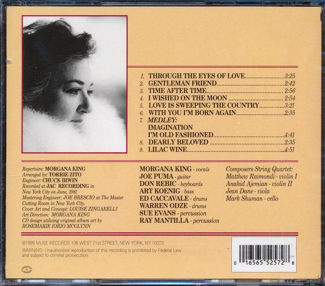 Morgana King - Looking Thruogh The Eyes Of Love Music CD